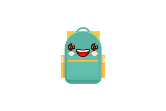 Back to School Bags Kawaii SVG for Creative Projects