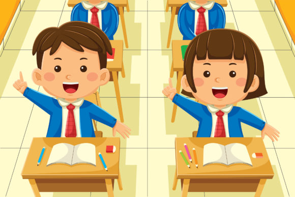 Back to School Cartoon Vector 05