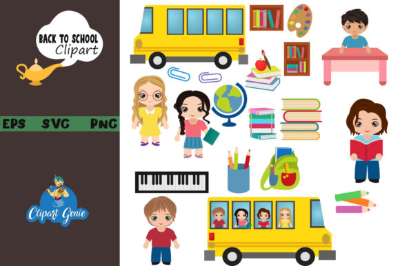 Back to School Clipart Bundle for Creatives