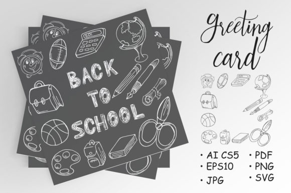 Back to School Drawing with Chalk: A Creative Digital Asset