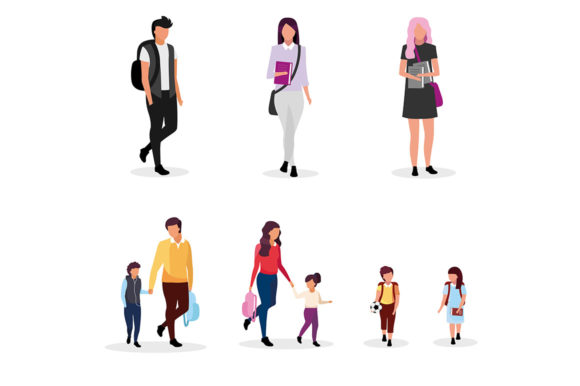 Back to School Flat Vector Illustrations for Modern Creators