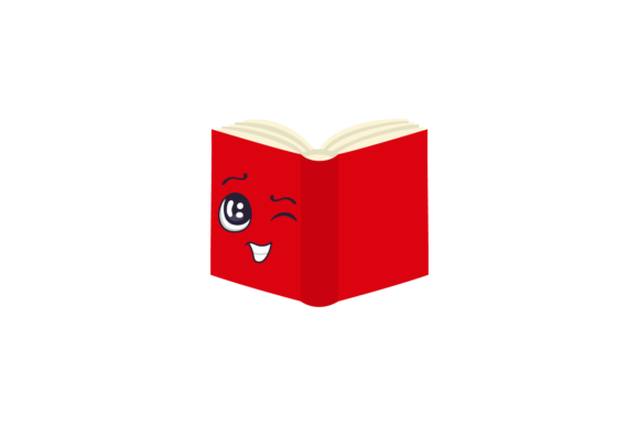 Back to School Kawaii Book SVG for Creative Projects