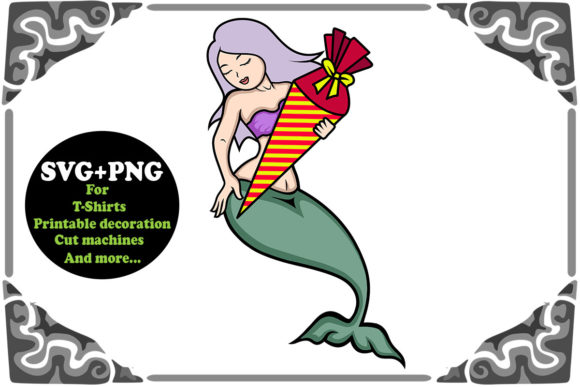 Back to School Mermaid SVG and PNG – A Versatile Digital Resource for Creative Projects