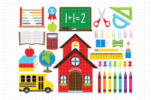 Evaluating Back to School Clipart DC17 for Professional Creative Projects