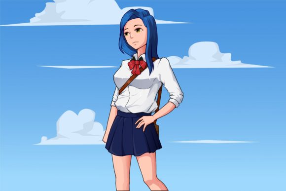Girl Back to School Character: A Versatile Asset for Modern Creative Workflows
