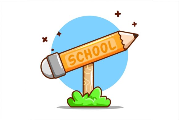 Pencil Board for Back to School: A Versatile Vector Illustration for Creative Projects